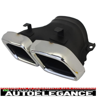 Exhaust muffler tips for mercedes benz c class w205 s205 c205 a205 gle c292 e class w213 s class w222 gle w166 glc w253 x253 c253 c217 (2014-up) a-design