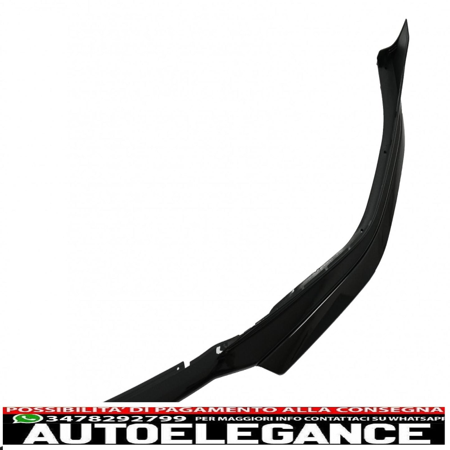 Labbro spoiler paraurti anteriore adatto per BMW serie 3 G20 berlina G21 Touring (2018-up) con estensione minigonne laterali M Sport Piano Black
