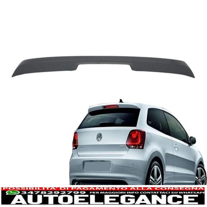 roof spoiler suitable for vw polo 6r (2009-up) r-line design