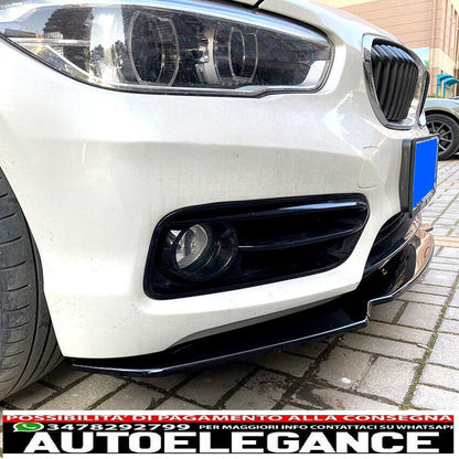 front spoiler spoiler lip spoiler suitable for bmw 1 series f20 f21 lci glossy black...-show original titleoriginal textfrontspoiler spoilerlippe spoiler fits for bmw 1er f20 f21 lci glanz schwarz...