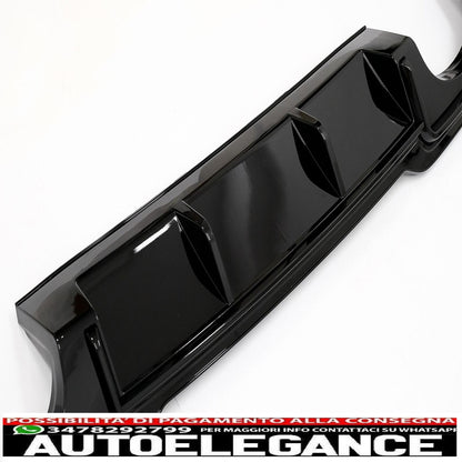 Diffuser for Audi A3 8V Facelift 16-19 RS3 Look only bumper S-line