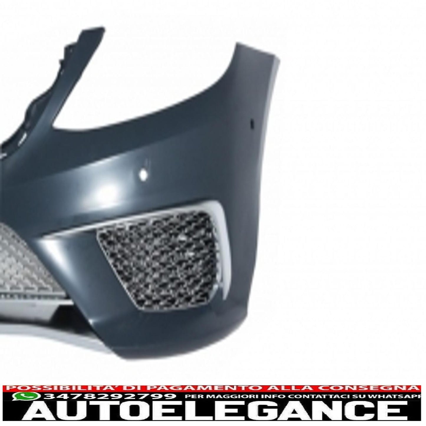 paraurti anteriore con minigonne laterali adatto per mercedes classe s w222 (2013-06.2017) design s65