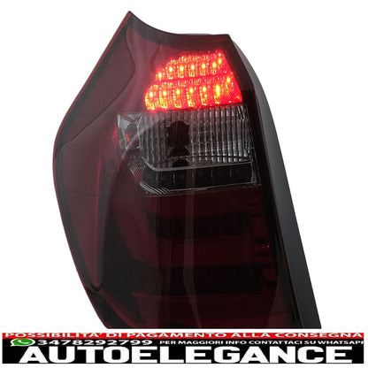 LED Light Bar Rear Lights For BMW 1 Series E81 E87 04-08.07 Smoke Red 