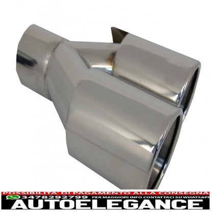quad exhaust muffler tips fit for bmw 3 series e46 e90 e92 e93 f30 f31 4 series f32 f33 f36 5 series e60 f10 f11 g30 6 series f06 f12 f13 m3 m5 m-power design