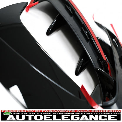 Alette paraurti posteriori flics alette laterali adatte per mercedes classe a w177 (04.2018-up) hatchback a35 design black edition AUTOELEGANCERICAMBI