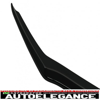 Front Bumper Lip Extension Spoiler Fit For Ford Puma (2019 Onwards) Piano Black For St-Line Only 