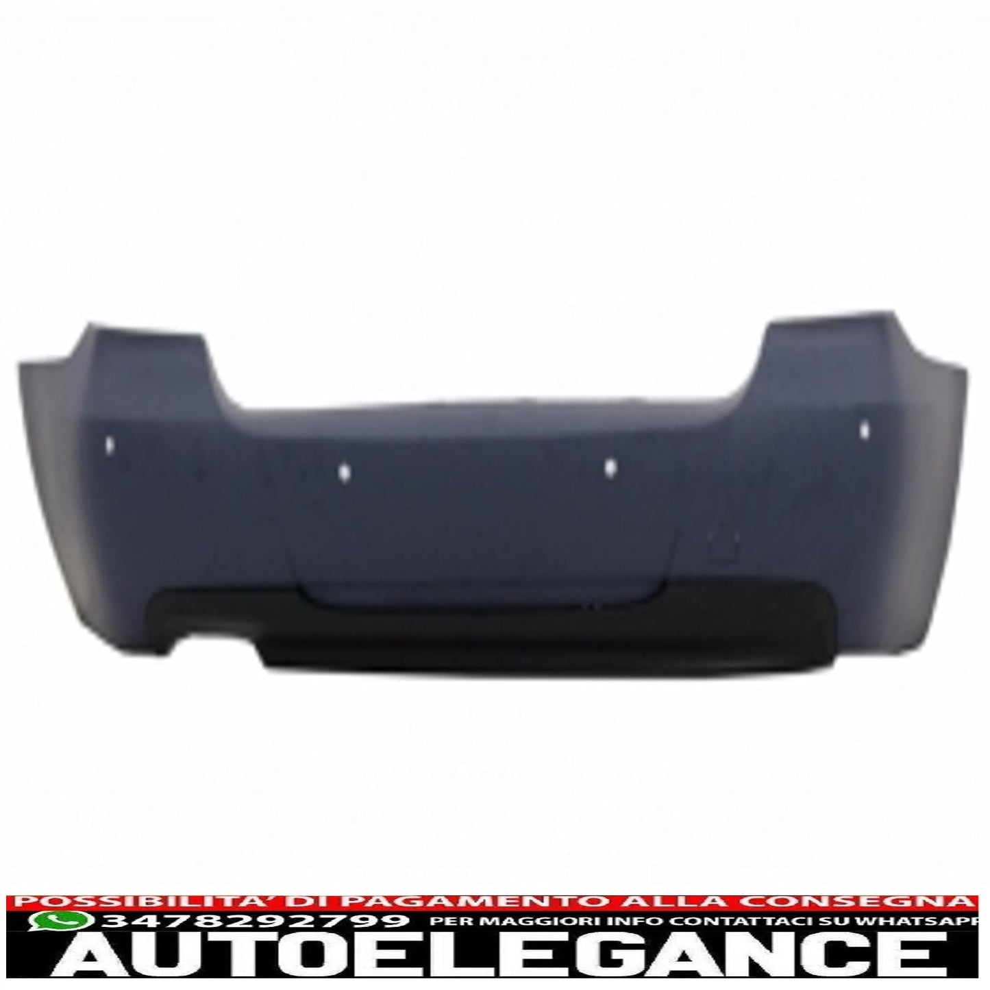 body kit suitable for bmw 3 series e90 (2005-2008) m-technik design with m-power exhaust silencer