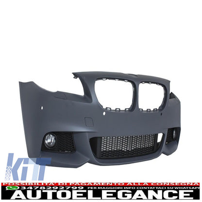 complete body kit suitable for bmw f11 5 series touring (station wagon, estate, avant) (from 2011 onwards) m-technik design with acs-look exhaust tips