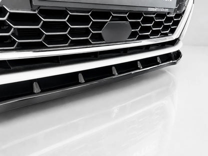 👉Splitter anteriore per Audi S3/A3 S-Line 8Y (2020-2024) ABS nero lucido-👈