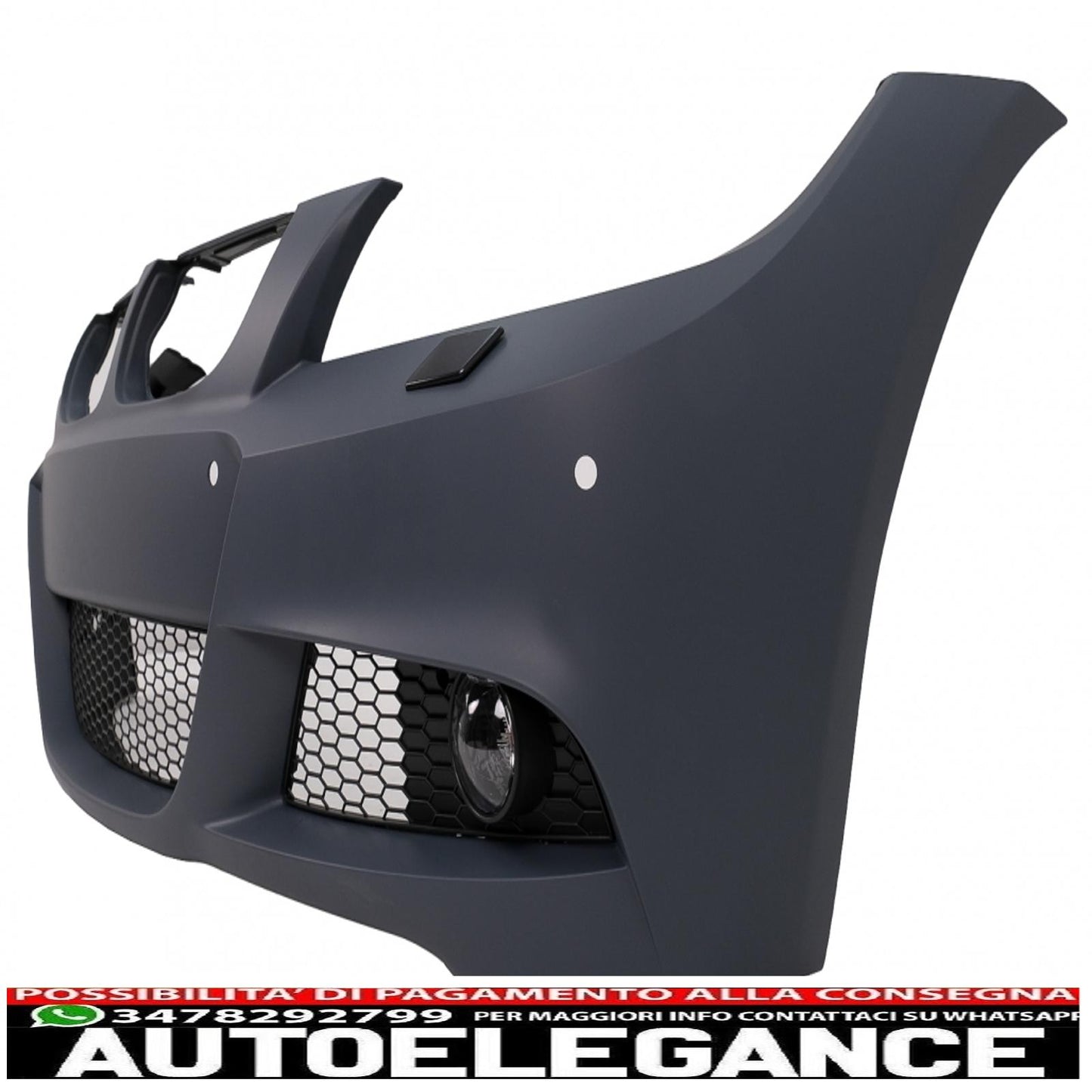 front bumper suitable for bmw 3 series e90 sedan e91 touring lci (2008-2011) m-technik design with pdc 
