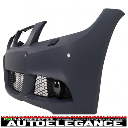 front bumper suitable for bmw 3 series e90 sedan e91 touring lci (2008-2011) m-technik design with pdc 