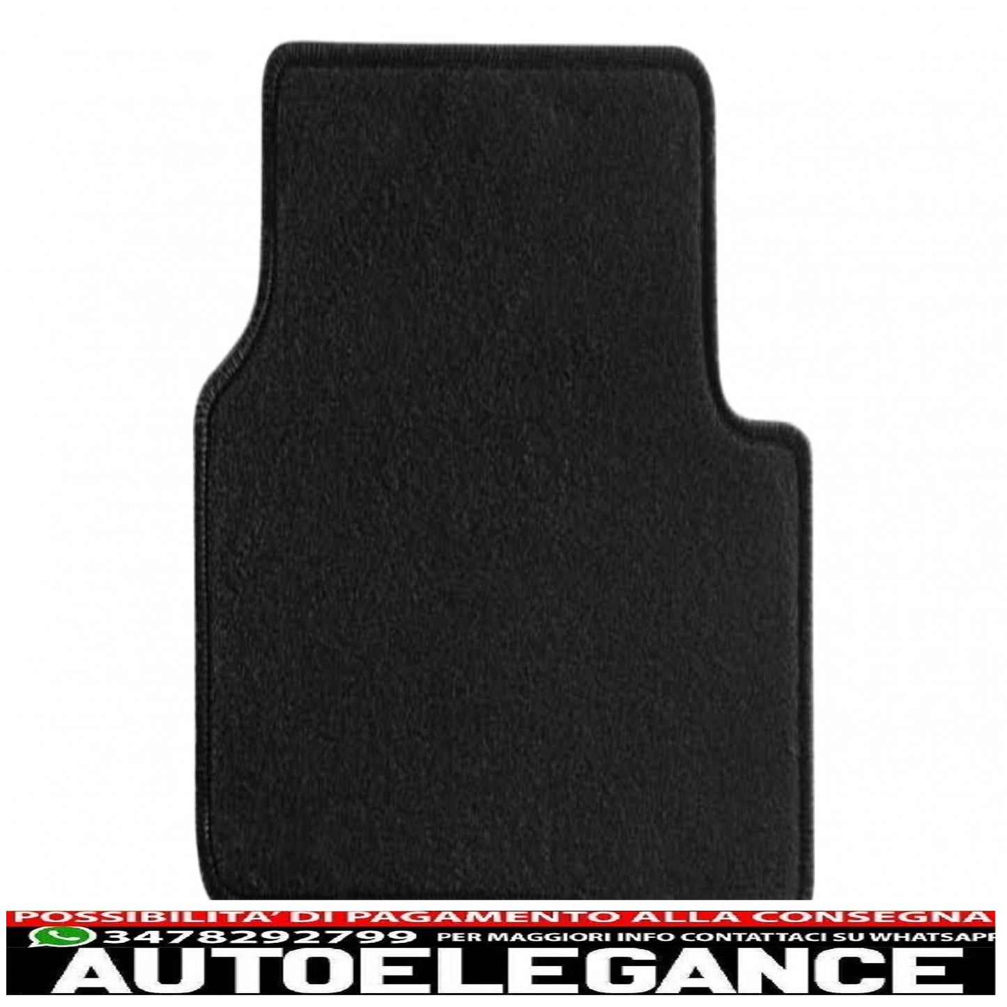 Graphite carpet mat suitable for vw passat all models 2007-10/2010, passat all models 11/2010-10/2014, cc 02/2012-11/2016
