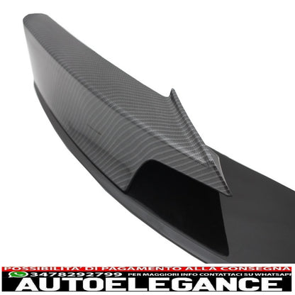 Front Bumper Spoiler Splitter Suitable for BMW 3 Series F30 F31 (2011-up) m-performance Carbon Film Covering 