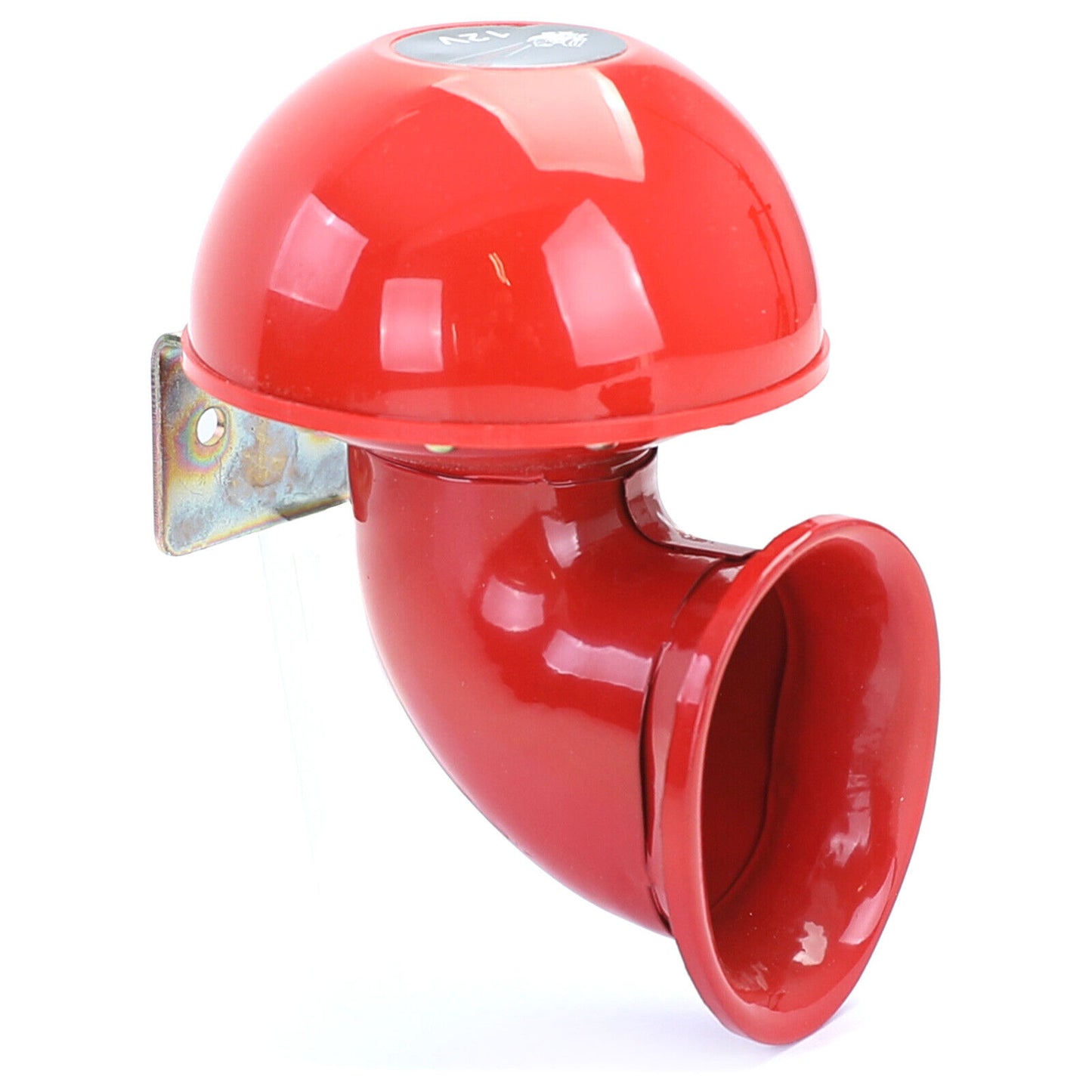 Bull Horn Fanfara Hupe Nebelhorn Sound rot 12 Volt 125db AUTOELEGANCERICAMBI
