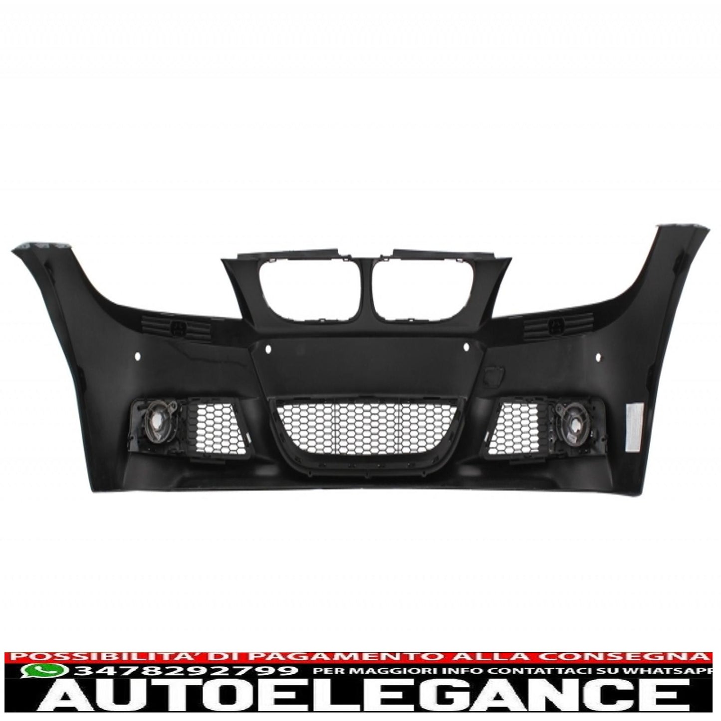 body kit suitable for bmw 3 series e90 lci limousine (2008-2011) m-technik design with front bumper spoiler