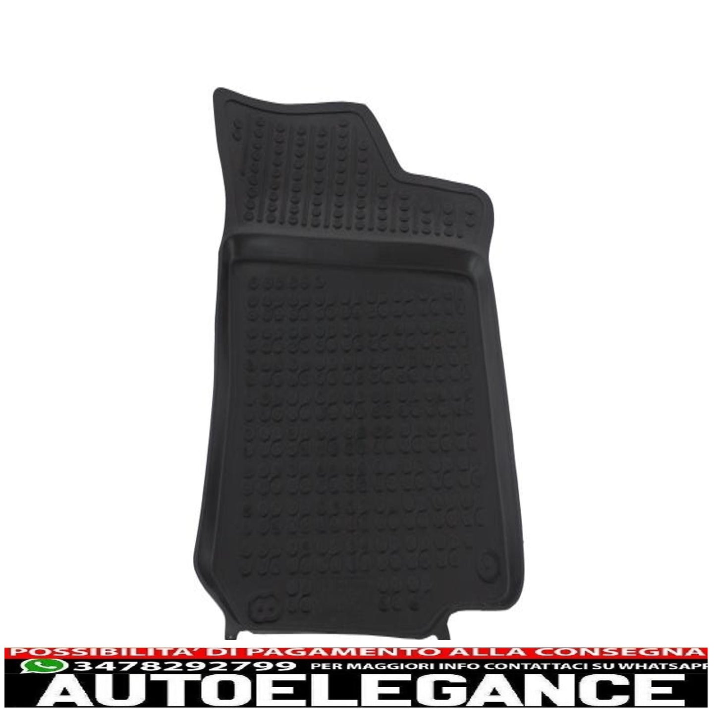 Tappetino in gomma per auto nero adatto per Seat leon 99-05 toledo 99-04 skoda octavia 97-10 vw beetle bora 98-05 golf 4 iv 97-06