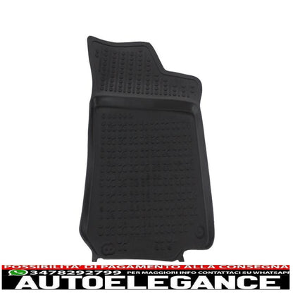Tappetino in gomma per auto nero adatto per Seat leon 99-05 toledo 99-04 skoda octavia 97-10 vw beetle bora 98-05 golf 4 iv 97-06