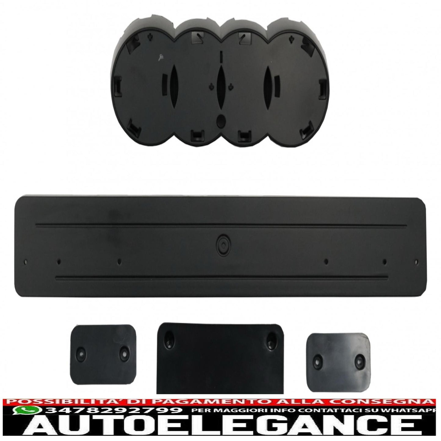 griglia anteriore senza badge adatta per audi a3 8p facelift (2007-2012) rs design piano black