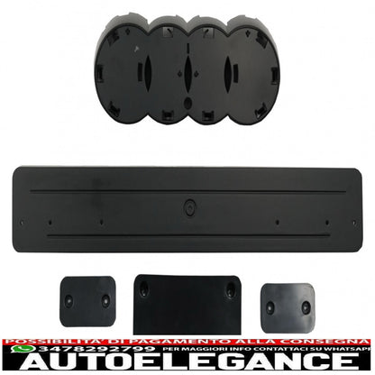 griglia anteriore senza badge adatta per audi a3 8p facelift (2007-2012) rs design piano black