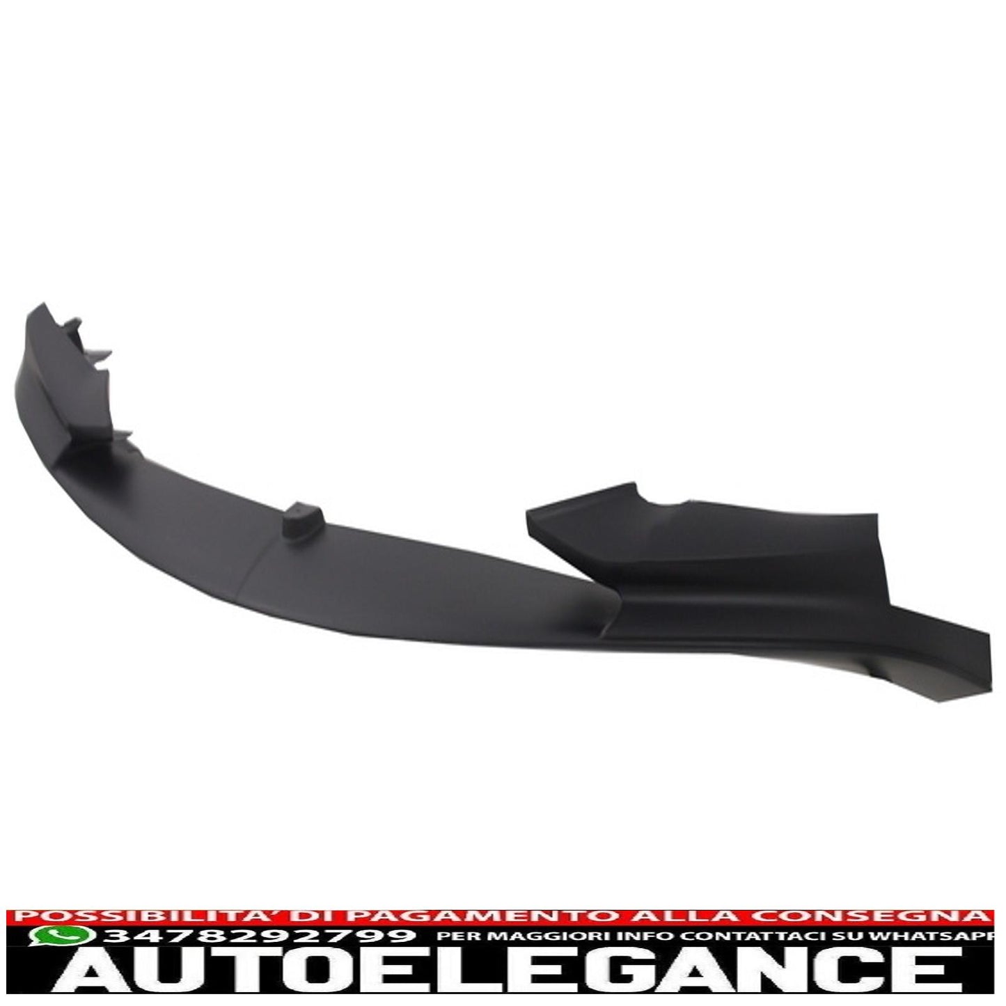 doppio diffusore d'aria con pacchetto spoiler paraurti anteriore adatto per BMW F10 F11 Serie 5 (2011-2017) design M-Performance