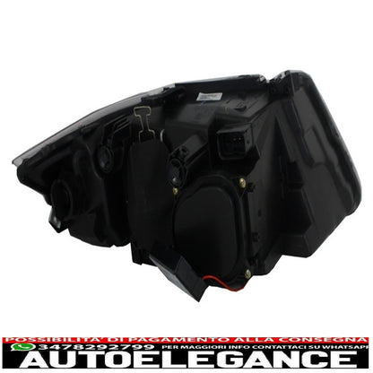 headlights suitable for bmw e90 e91 2 halo black rims (2005-2008) 