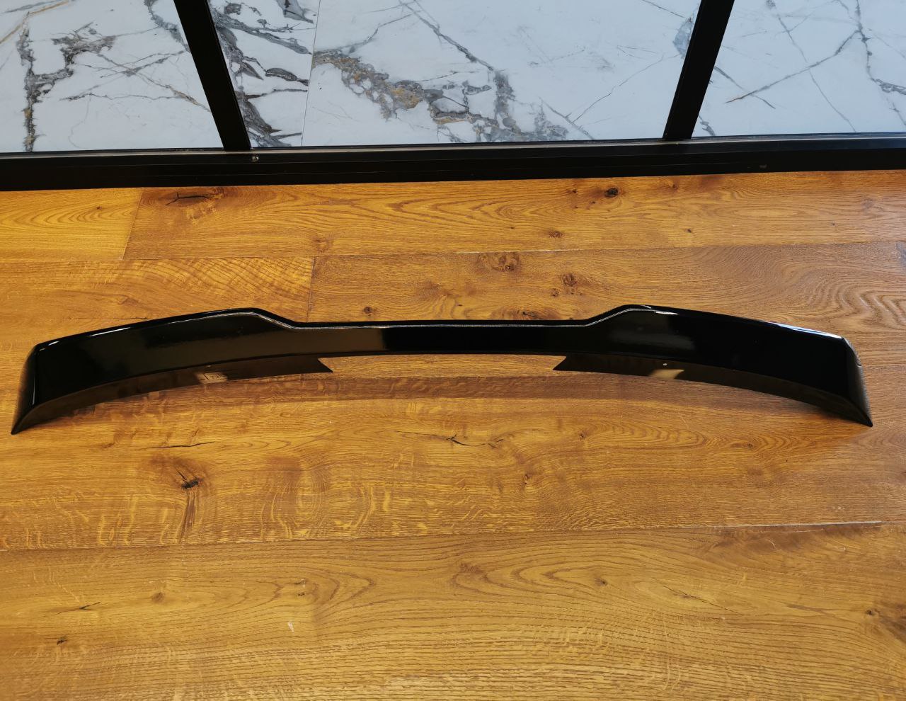 SPOILER ADATTO PER VW POLO AW1 LOOK GTI GTD RLINE LOOK NERO LUCIDO