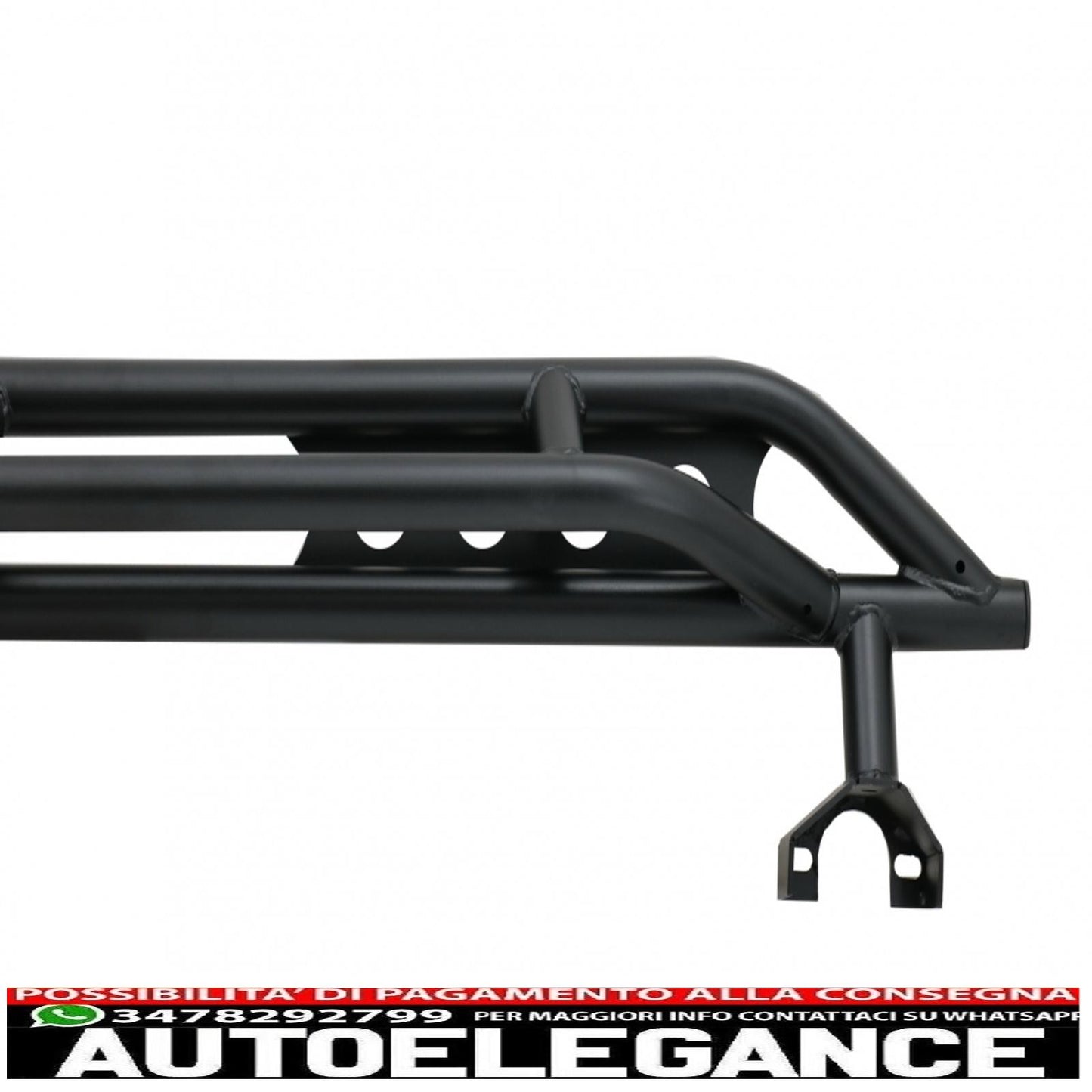 Running Boards Side Steps Nerf Bars Fit For Jeep Wrangler Rubicon JK (2007-2017) 4 Door Iron
