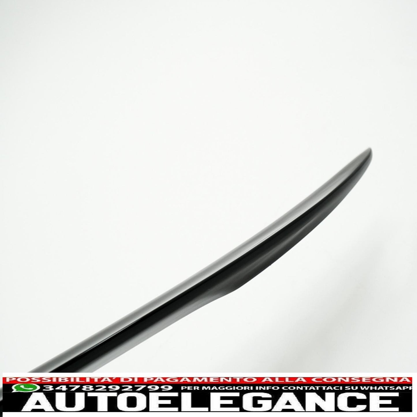 Trunk Spoiler with Mirror Caps Suitable for BMW X6 F16 (2015-2019) Sport Performance Design Piano Black 