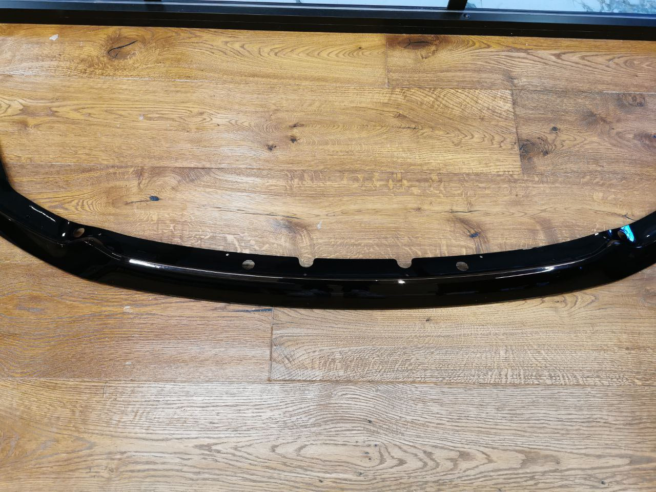 SPLITTER ADATTO PER BMW SERIE 1 F40 MSPORT LOOK NERO LUCIDO CON BAFFI