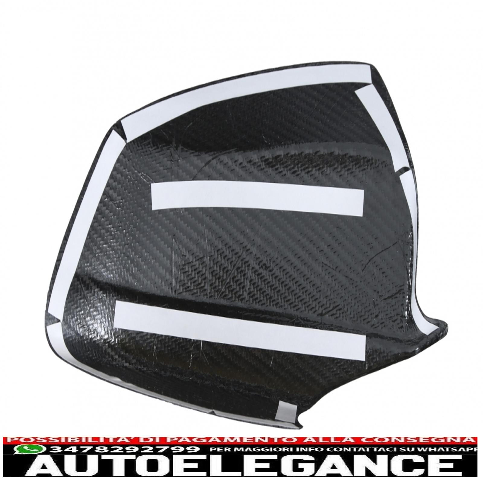 calotte specchietti adatte per bmw serie 5 f07 f10 f11 f18 pre-lci (2011-2013) posteriore in carbonio AUTOELEGANCERICAMBI