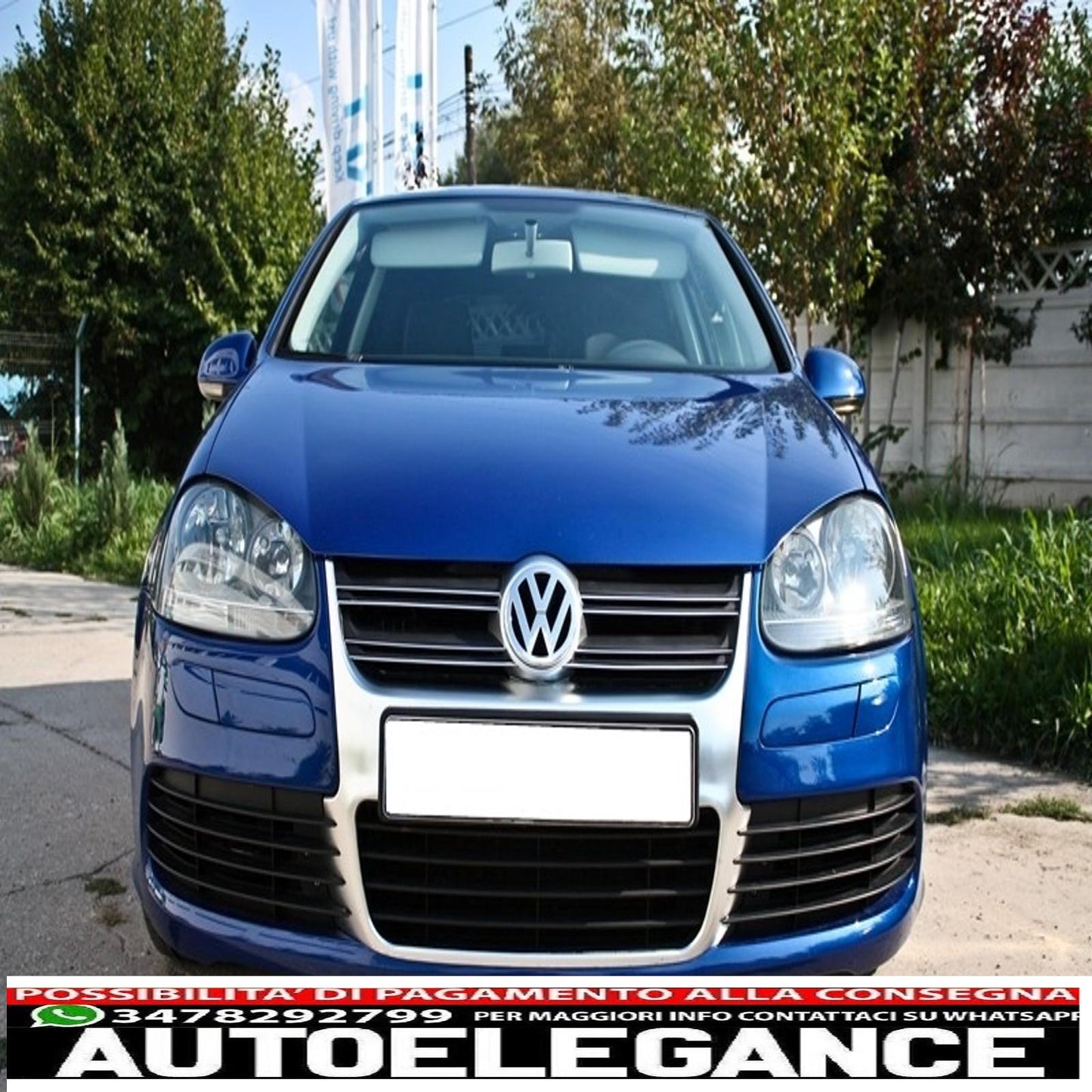 Front bumper suitable for vw golf v 5 (2003-2007) jetta (2005-2010) grille look r32 in brushed aluminum