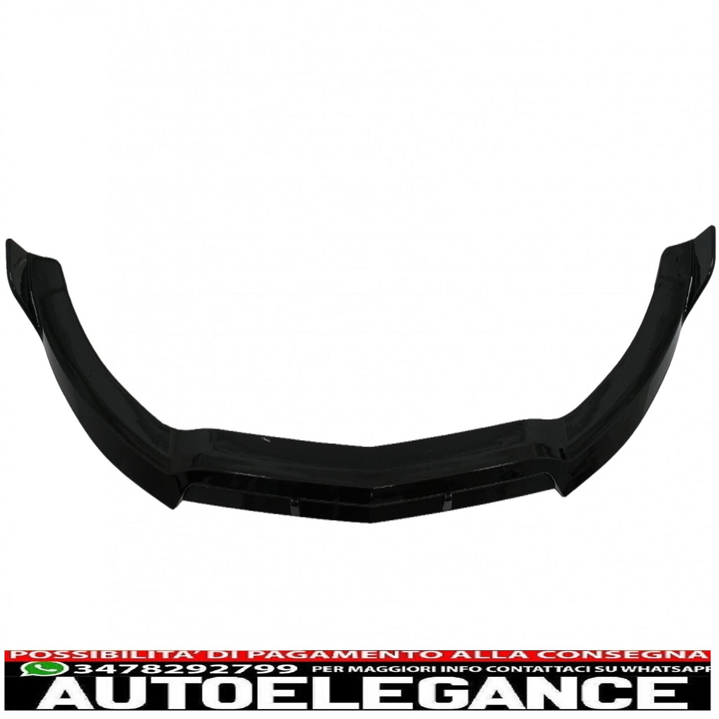 Front bumper lip suitable for mercedes c class w205 sedan s205 t-modell a205 cabriolet c205 coupe (2014-2019) sport line piano black