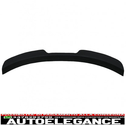 trunk spoiler suitable for audi a6 c7 4g sedan 4 doors (2011-2018) piano black 