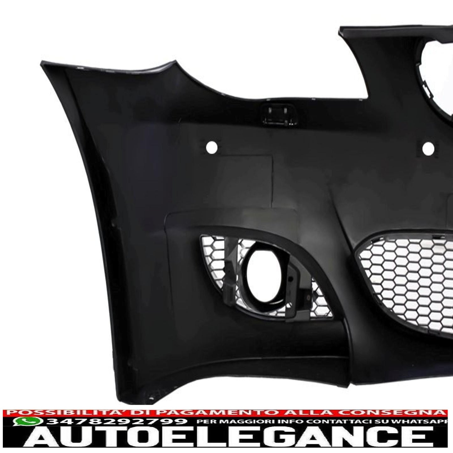 kit carrozzeria adatto per bmw serie 5 e60 lci (2007-2010) con impianto di scarico completo twin double quad e minigonne laterali limousine m5 design pdc 18mm