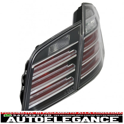 m performance led rear lights suitable for bmw 5 series f10 (2011-2017) black line design lci