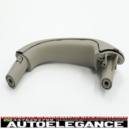 set of front interior door handles suitable for mercedes c class w203 s203 (2000-2007) grey