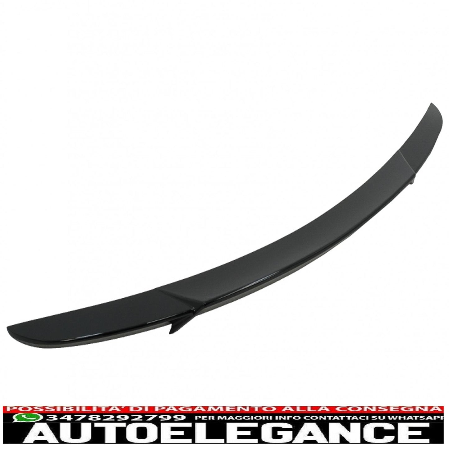 Boot Spoiler Suitable for Mercedes C-Class W206 Limousine (2021 onwards) Piano Black