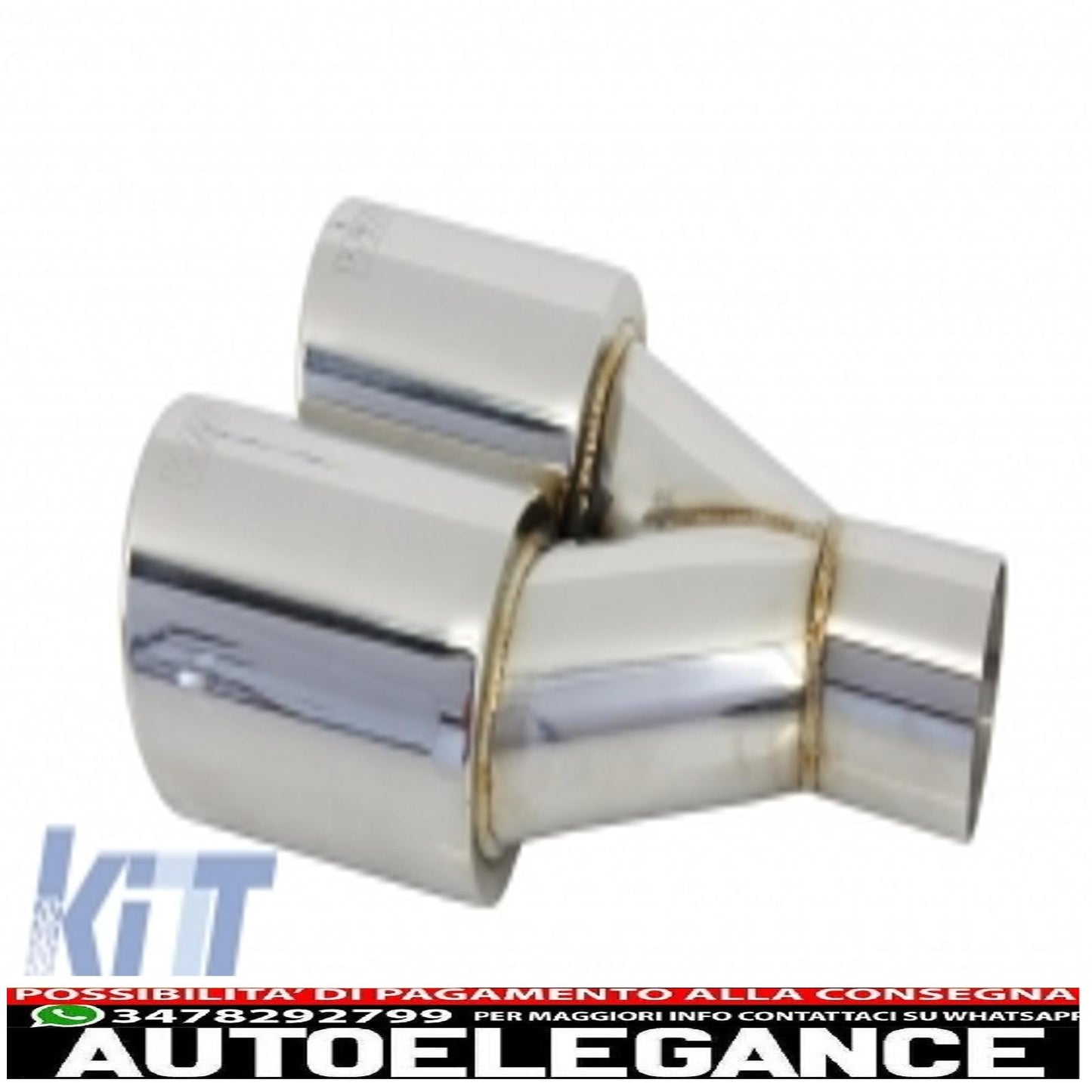 Exhaust muffler tip suitable for bmw 3 series e46 e90 e92 e93 f30 f31 4 series f32 f33 f36 5 series e60 f10 f11 g30 6 series f06 f12 f13 m3 m5 m-power design left