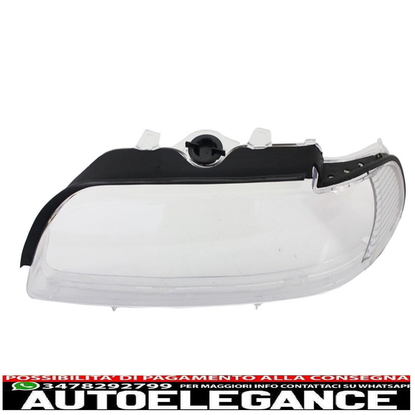 Headlight glass lens suitable for bmw 5 series e39 facelift (2000-2003)