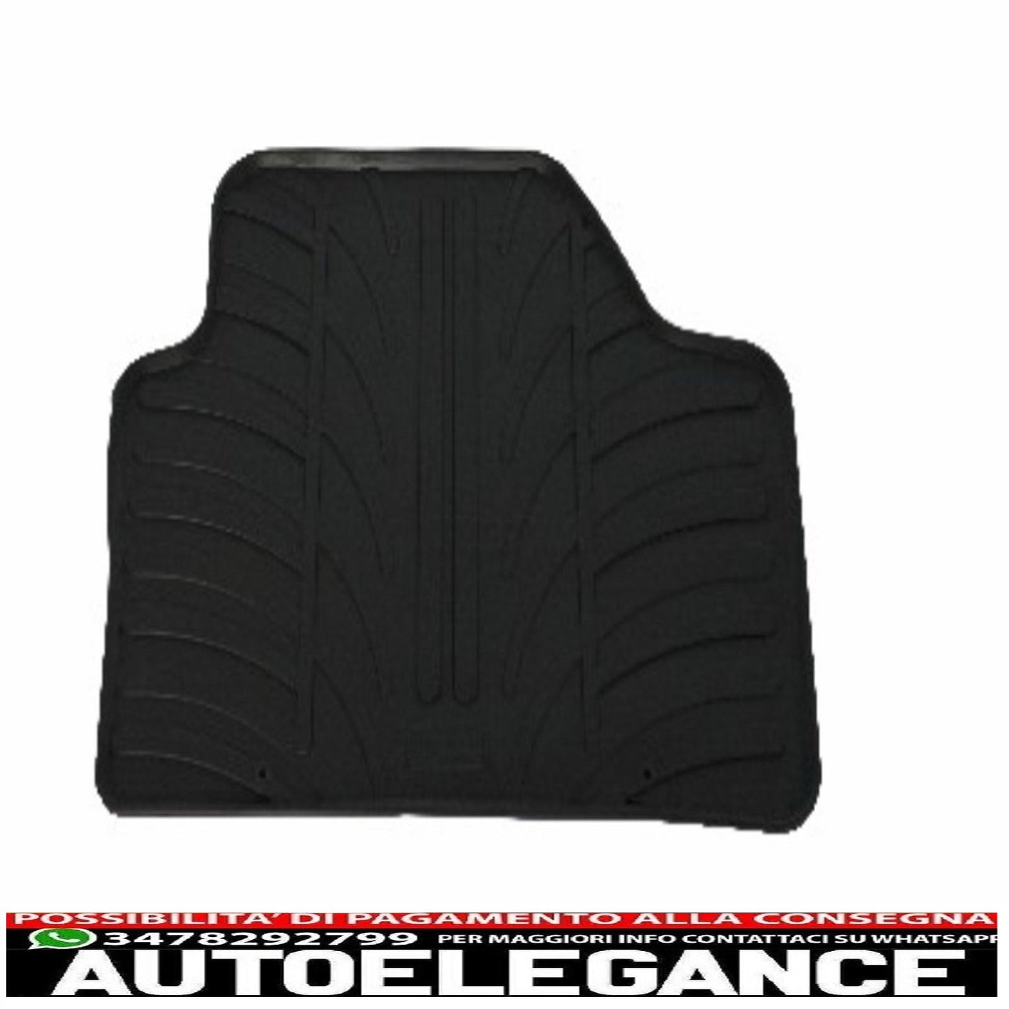 Rubber mats suitable for BMW X1 E84 (2009-2015) black