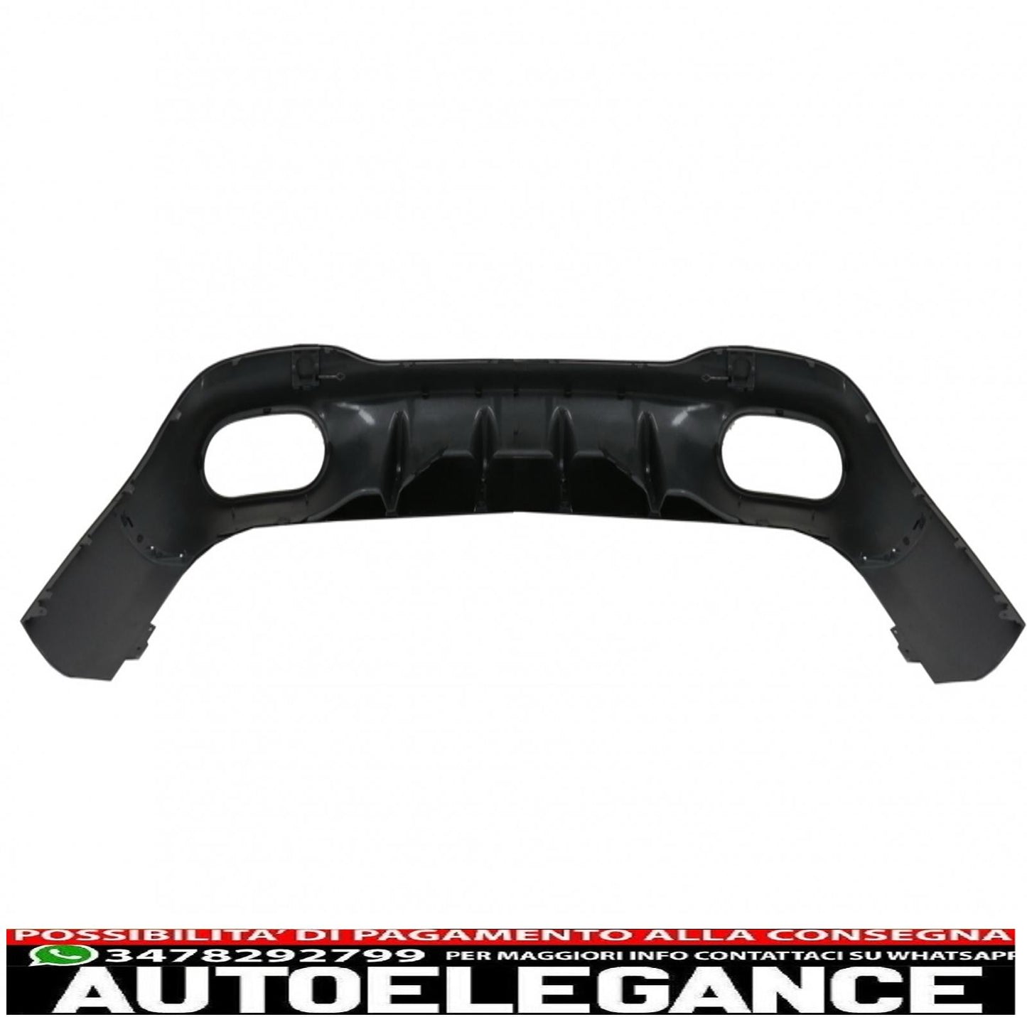 diffusore posteriore e terminali di scarico argento adatti per mercedes cla x118 shooting Brake c118 coupe sport line (2019-up) design cla35