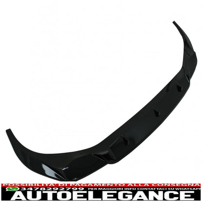 Front Bumper Spoiler Lip Suitable for BMW 7 Series G11 G12 LCI M Sport (02.2019-up) Piano Black 