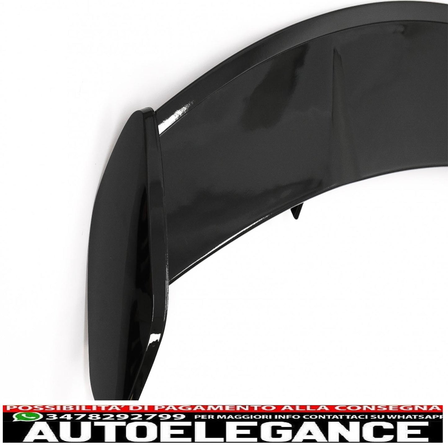 Spoiler sul coperchio del bagagliaio adatto per Mercedes Gla H247 (2020 in poi) Piano Black