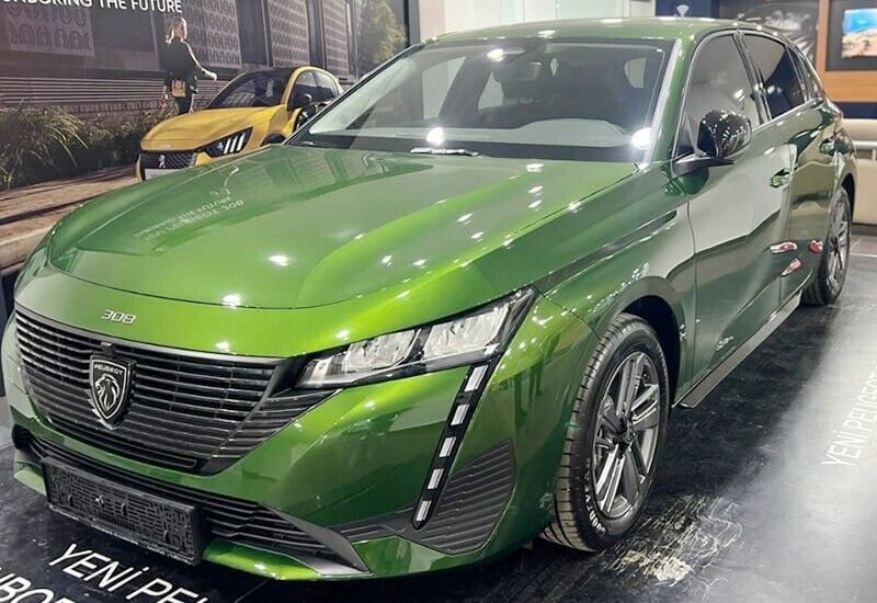 SKIRTS SUITABLE FOR PEUGEOT 308 III 2021+ 5 DOORS GLOSSY BLACK