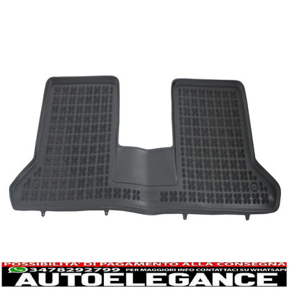 Black mat suitable for Dacia Dokker 2012-