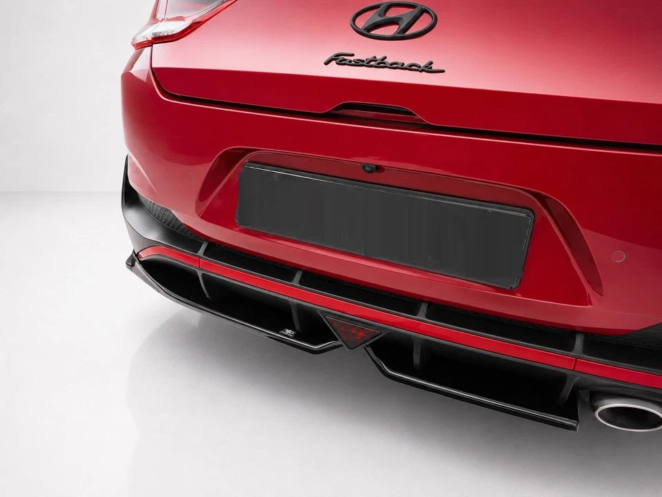 👉Splitter posteriore Hyundai i30 MK3 N-Line Fastback Facelift 20 Nero Lucido👈
