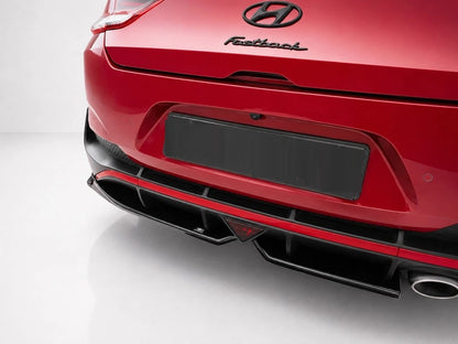👉Splitter posteriore Hyundai i30 MK3 N-Line Fastback Facelift 20 Nero Lucido👈