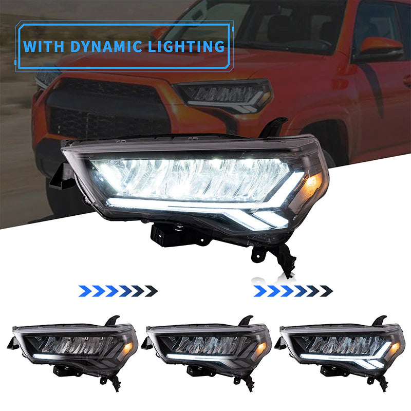 Fari Full LED per Toyota 4Runner 2014-2020 con Dynamic DRL