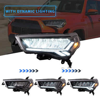Fari Full LED per Toyota 4Runner 2014-2020 con Dynamic DRL