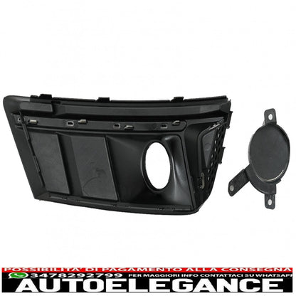 lower grill bumper covers ACC side grills suitable for audi a4 b9 sedan avant (2016-2018) rs4 design black edition 